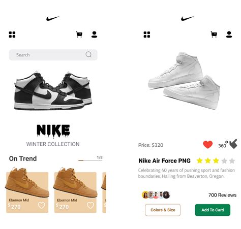 Nike Shoes Ui Figma