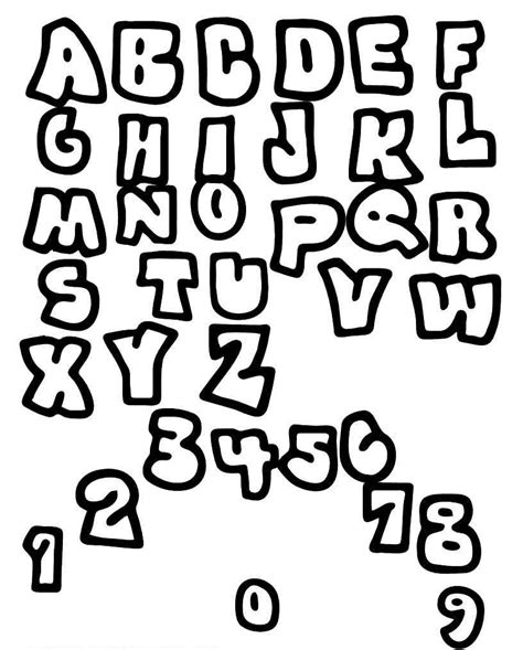 13 Free Alphabet Fonts Images - 3D Graffiti Alphabet Fonts, Printable ...