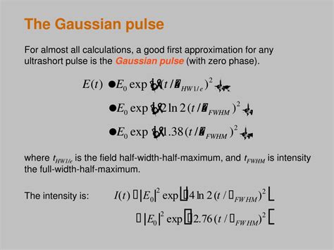 Ppt Ultrashort Laser Pulses I Powerpoint Presentation Free Download Id 9288181