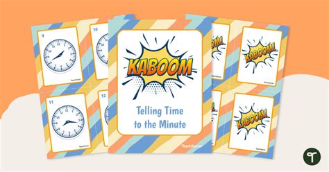 Telling Time to the Minute – Kaboom Game | Teach Starter