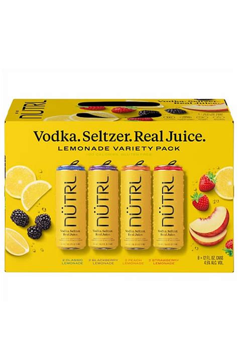 Nutrl Seltzer Lemonade Variety