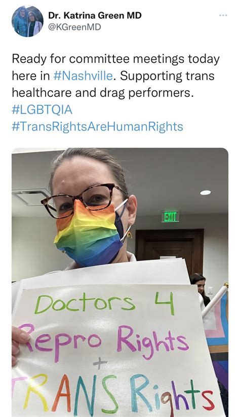 Libs Of Tiktok On Twitter Nashville Doctor Is Campaigning To Be Able