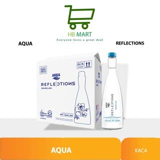 Jual KHUSUS OJOL AQUA Reflections Sparkling 380ml X 12 Botol 1 Box