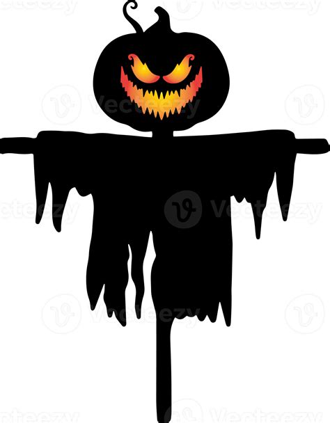 Espantapajaros Silueta Halloween Png