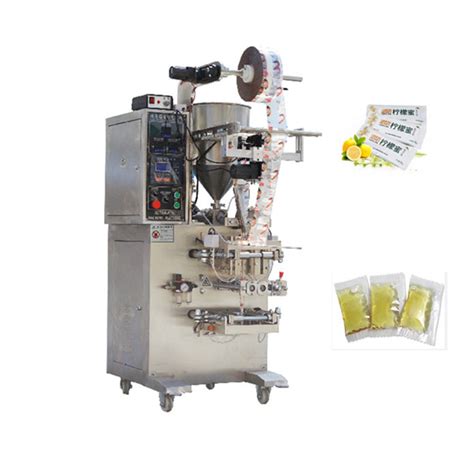 Automatic Ketchup Peanut Butter Tomato Sauce Sachet Packaging Machine