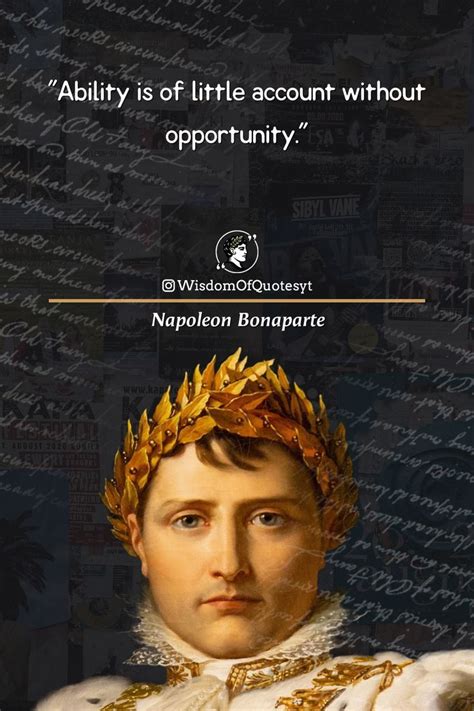 Pin on Napoleon Bonaparte Quotes