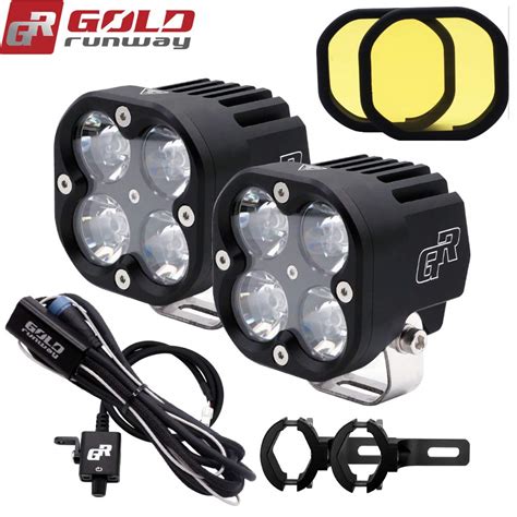 Gold Runway X W Led Lm Cree Xpl Chip K Auxiliary Lamp Spot