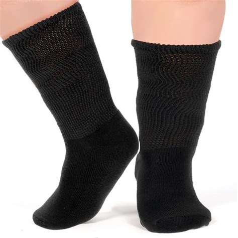 Wllhyf Extra Wide Socks For Swollen Feet Bariatric Socks Women Men Cast Sock Super