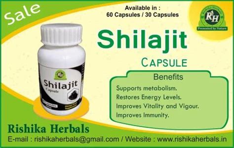 Herbal Shilajit Capsule At ₹ 85 Bottle In Jaipur Id 23257605891