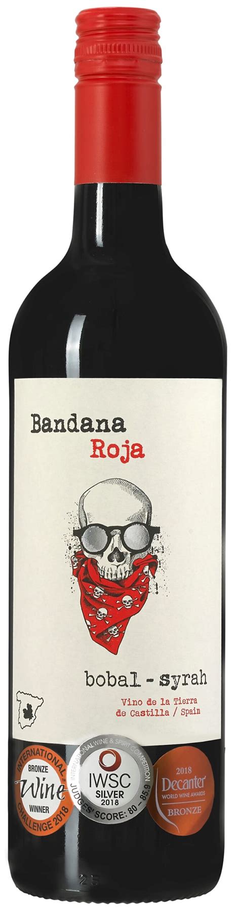 Bandana Roja Bobal Syrah Vino De La Tierra De Castilla