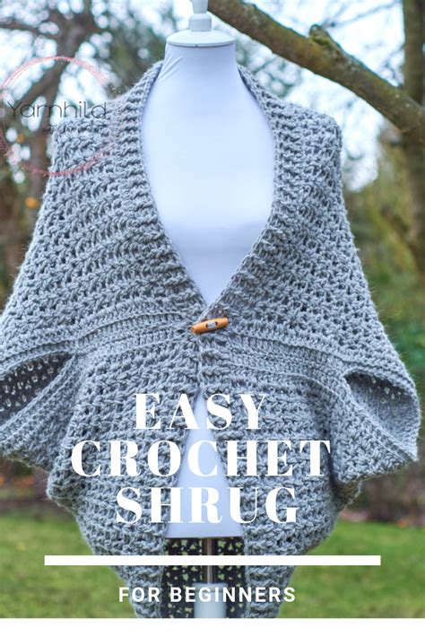 Crochet Shrug Wrap Me Tender — Crochet With Yarnhild Free Crochet