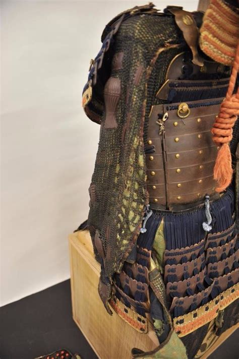 Fine Suit Of Japanese Armour Circa 1700s With Splendid 62 Plate Iron