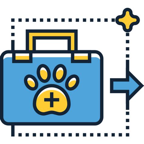 First Aid Kit Flaticons Lineal Color Icon