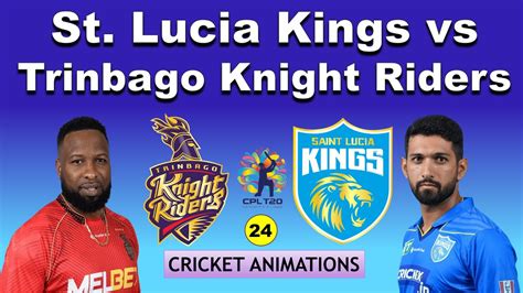 Trinbago Knight Riders Vs St Lucia Kings Match 24 Caribbean Premier League 2023 Cpl2023