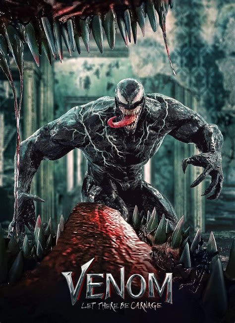 Venom Let There Be Carnage Poster Design Marvel Superhero Posters