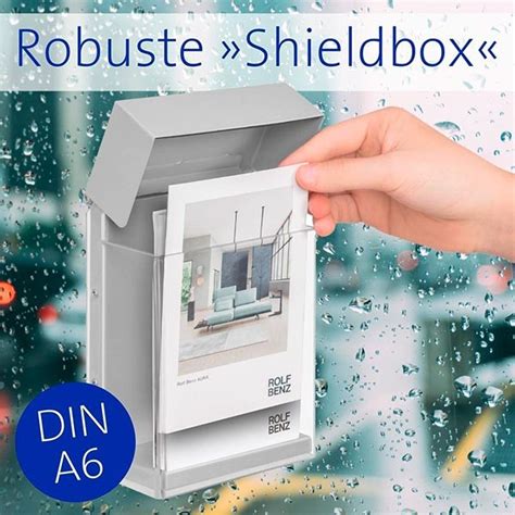 Robuste Outdoor Prospekthalter Shieldbox F R Au En Envigo De