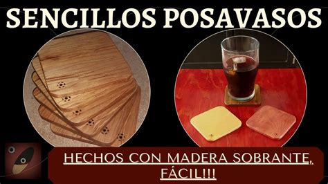 Posavasos De Madera Faciles De Hacer Youtube