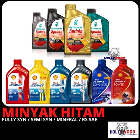 Petronas Sprinta Minyak Hitam F F F Shell Advance Engine Oil