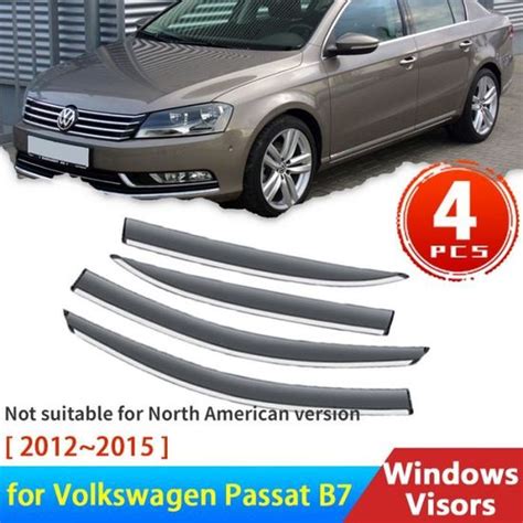 Déflecteurs de pare brise pour Volkswagen Passat B7 2012 2015 2013