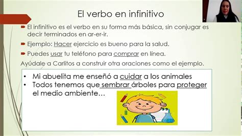 Qué son los verbos en infinitivo para niños Educación Activa