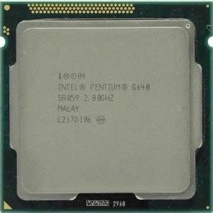 Intel PENTIUM DUAL CORE G640 2 8 GHz LGA 1155 Socket 2 Cores Desktop