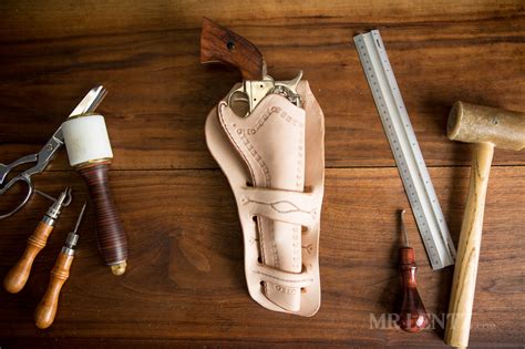 How to Make a Leather Holster - Mr. Lentz Leather Goods