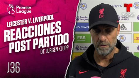 J Rgen Klopp No Se Da Por Vencido Con Llevar Al Liverpool A Europa