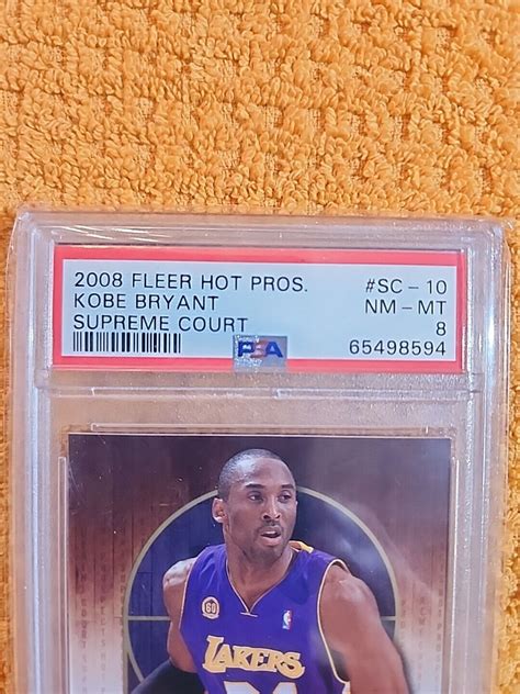 Fleer Hot Prospects Supreme Court Kobe Bryant Sc Psa