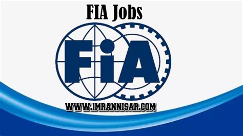 FIA Jobs 2024 Online Apply Imran Nisar