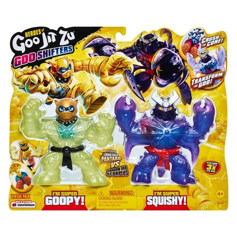 Heroes Of Goo Jit Zu Heroes Of Goo Jit Zu Goo Shifters Liquid Gold Pantaro Vs Shadow Orb