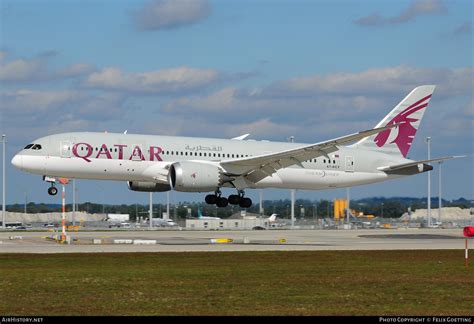 Aircraft Photo Of A Bcy Boeing Dreamliner Qatar Airways