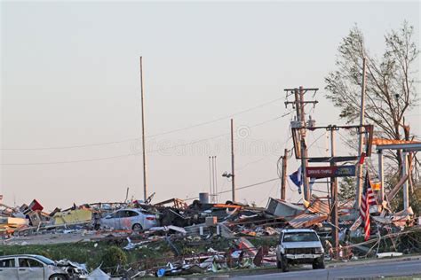 Ringgold Georgia Tornado Damage Editorial Photo - Image of weather ...