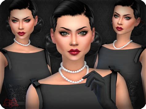 Sims 4 Pearl Necklace Cc Jewelry Promise