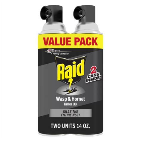 Raid® Wasp and Hornet Spray Value Pack, 2 ct / 14 oz - Ralphs