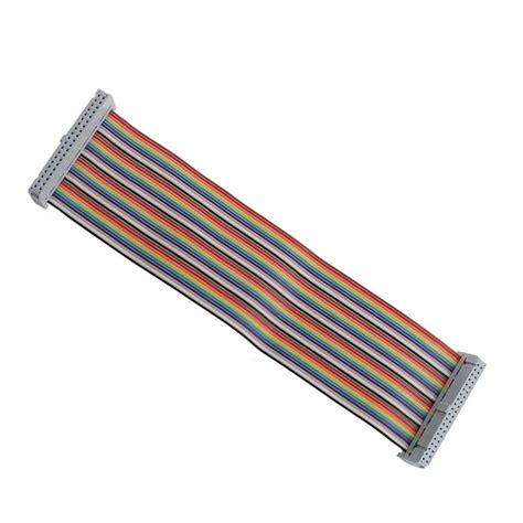 40Pin GPIO Colorful Rainbow Cable 20cm Female To Female RGRJ AIIoT