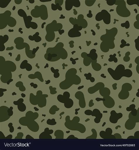 Texture Military Camouflage Repeats Seamless Army Vector Image