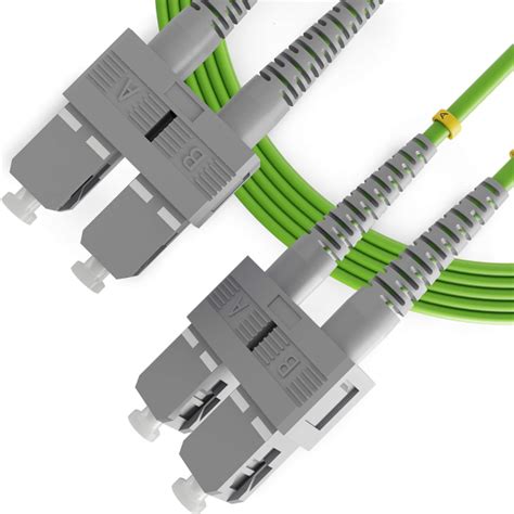 OM5 LC SC FC ST LSH E2000 MU MTRJ Multimode Duplex Fiber Optic Patch