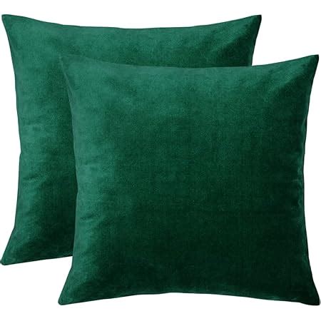 Topfinel Housse Coussin 40x40 Vert Décoration Chambre Enfant Bebe Lot