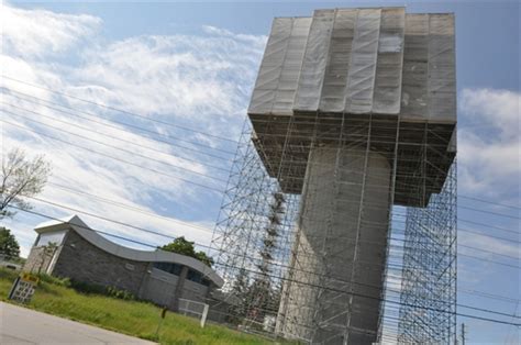 Water tower construction site vandalized | GuelphMercury.com