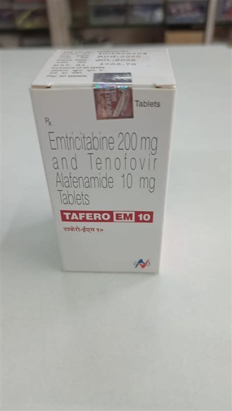 Tafero EM Emtricitabine And Tenofovir Alafenamide Tablets Hetero Drugs