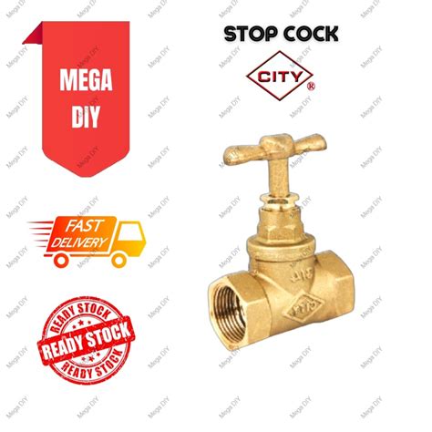 City Brass Stopcock Light Duty Heavy Duty 1 2 3 4 1 Shopee Malaysia