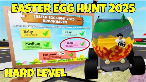 ALL 25/25 EGGS LOCATIONS HARD LEVEL* EASTER EGG HUNT 2025 | ROBLOX