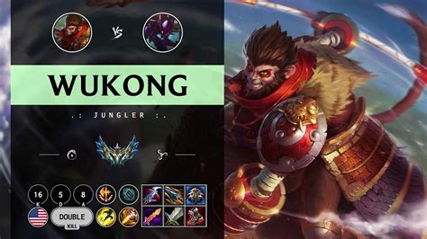 Wukong Jungle Vs Kha Zix Na Challenger Patch Youtube