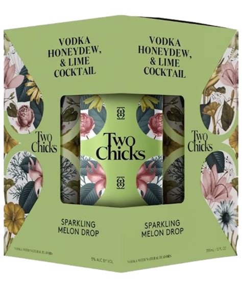 Two Chicks Sparkling Melon Drop 4 Pack 355ml Bremers Wine And Liquor