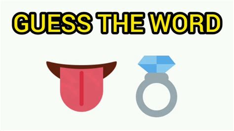 Can You Guess The Word Guess The Word Youtube