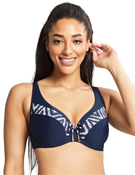 Panache Oceana Plunge Bikini Top Belle Lingerie