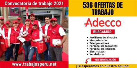 Adecco Trabajos Se Parte De Empresa De RR HH Reconocida