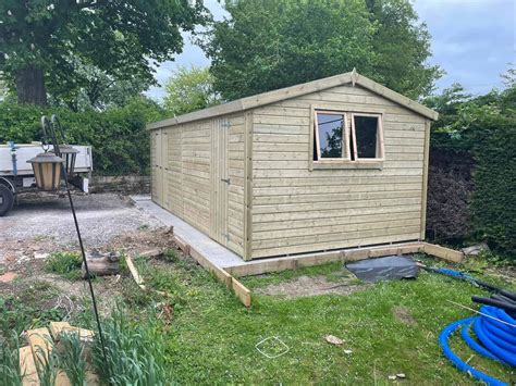 20 X 10 Ultimate Tanalised Apex Shed Midlands Sheds Summer Houses