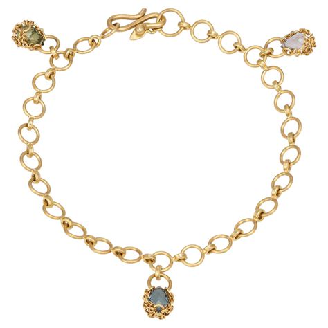 Cartier 18 Carat Yellow Gold Charm Bracelet At 1stdibs 18 Carat Gold Charms Cartier Charm