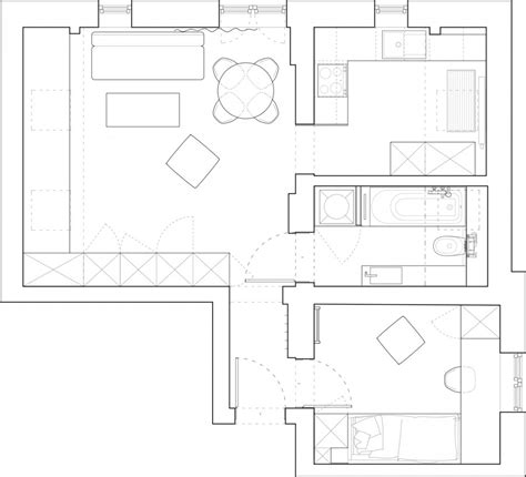 small-apartment-floorplan | Interior Design Ideas